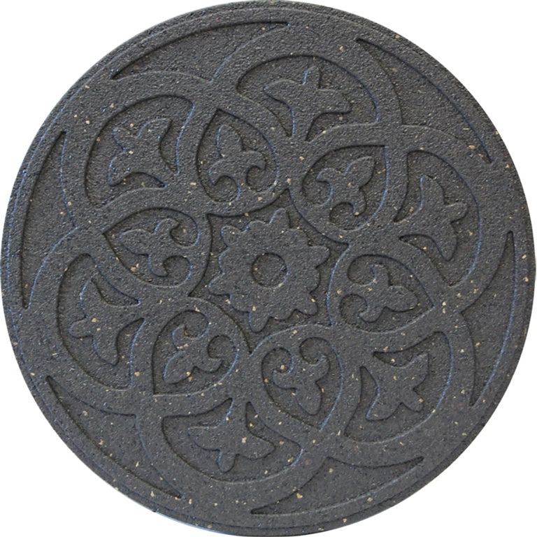 Primeur Reversible Stepping Stone Scroll Grey 2 x 45 x 45cm