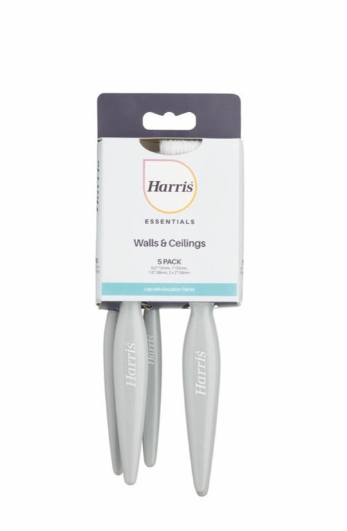 Harris Essentials Wall & Ceiling Paint Brush Set