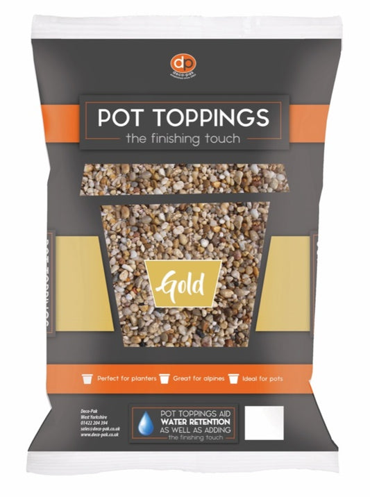 Deco-Pak 14mm Gold Pot Toppings 4kg