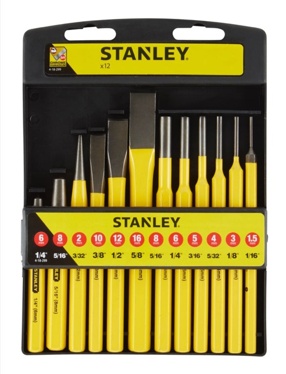 Stanley Punch And Chisel Kit