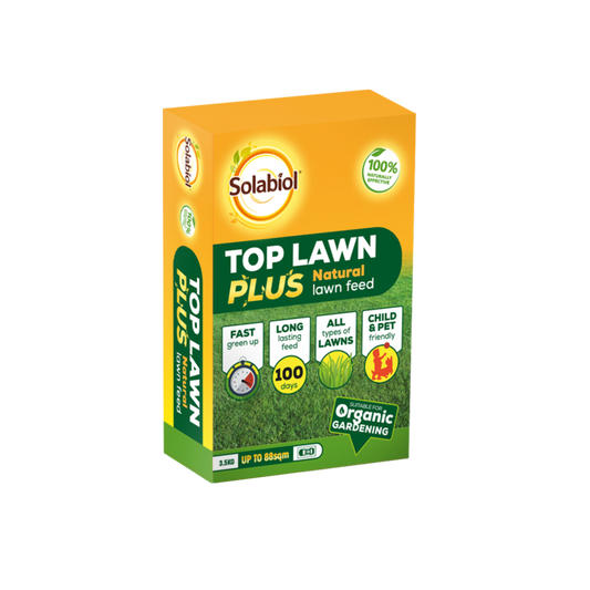 Solabiol Top Lawn Plus Natural Lawn Feed 3.5kg 88sqm