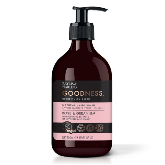 Baylis & Harding Hand Wash 500ml Rose & Geranium