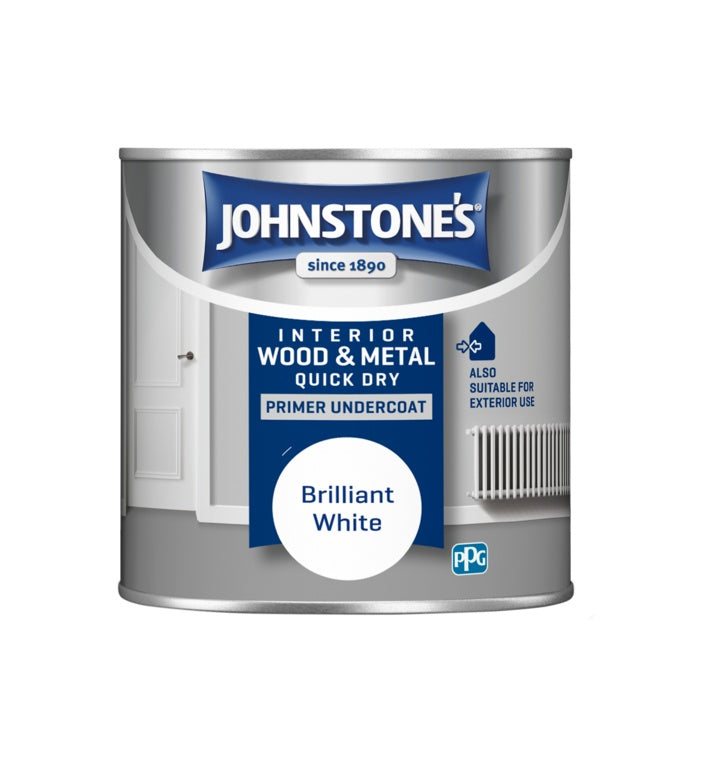 Johnstone's Quick Dry Primer Undercoat - Brilliant White