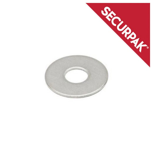 Securpak Zinc Plated Penny Washers M8x25mm Pack 18