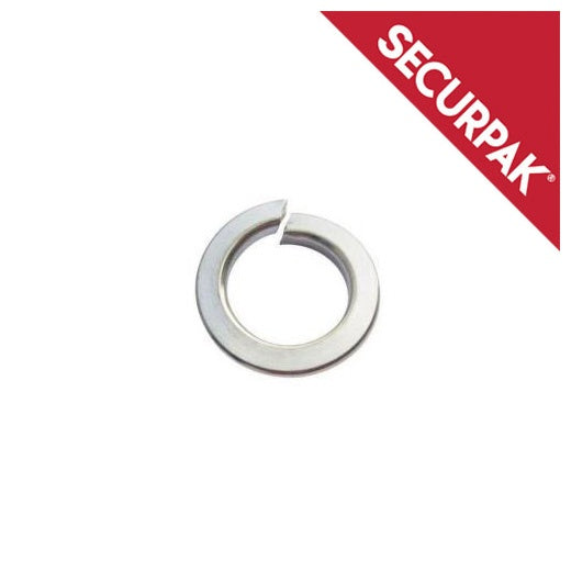 Securpak Zinc Plated Spring Washers M6 Pack 30