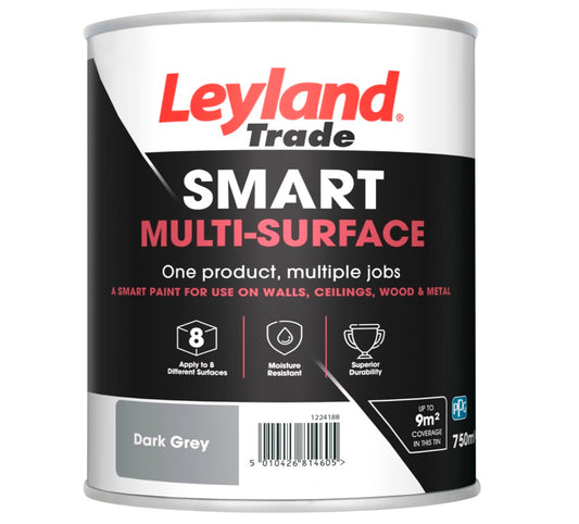 Leyland Trade Smart Multi Surface 750ml Dark Grey