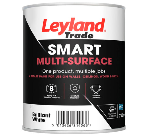 Leyland Trade Smart Multi Surface 750ml Brilliant White