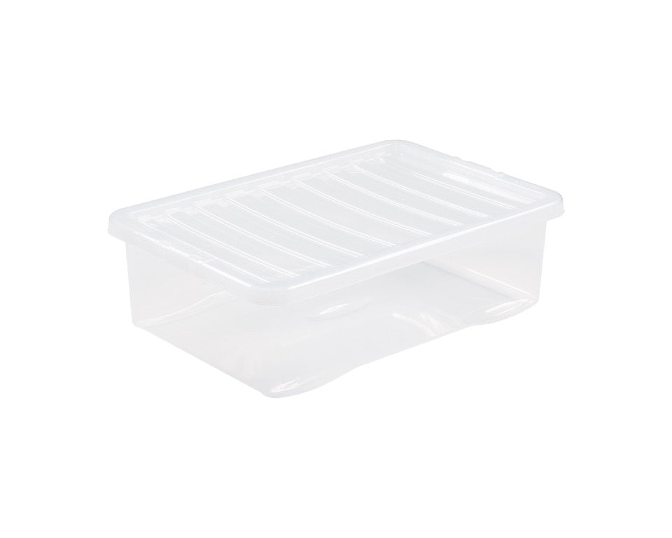 Crystal Clip Lid Underbed Box