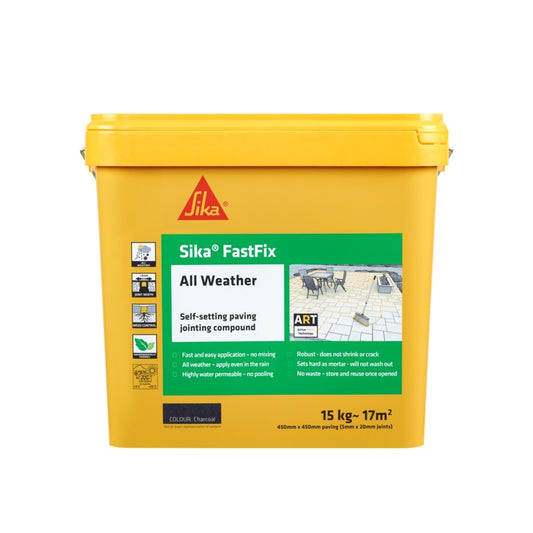 Sika Fastfix All Weather Jointing Compound Charcoal 15kg