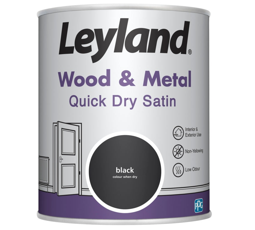 Leyland Wood & Metal Quick Dry Satin 750ml
