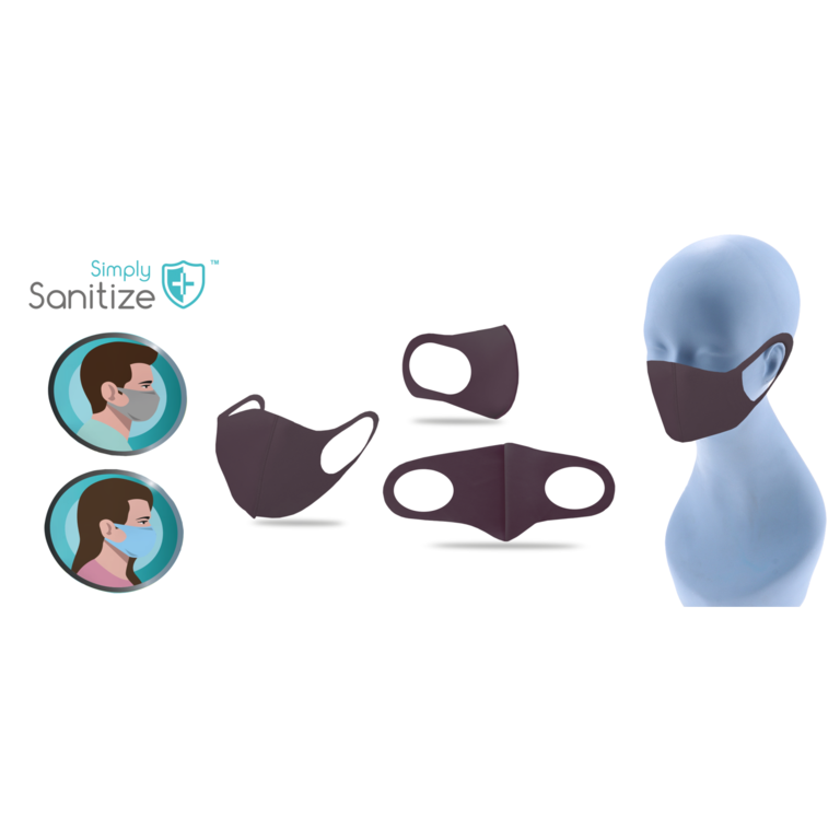Simply Sanitize Reusable Fabric Facemask