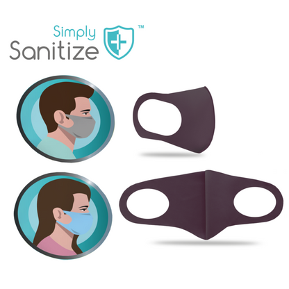 Simply Sanitize Reusable Fabric Facemask