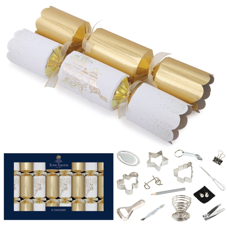 Tom Smith Luxury Crackers 8 x 14" Gold Deluxe