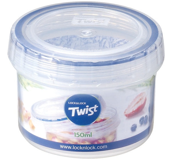 Locknlock Round Food Storage Containers with Twist Lids
