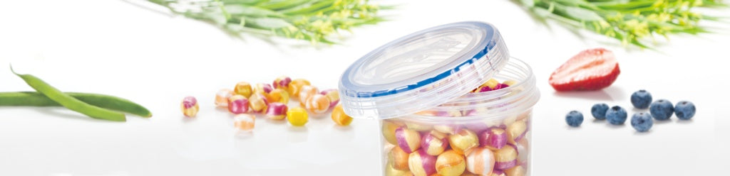 Locknlock Round Food Storage Containers with Twist Lids