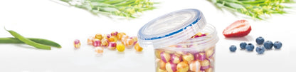 Locknlock Round Food Storage Containers with Twist Lids
