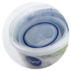 Locknlock Round Food Storage Container with Twist Lid