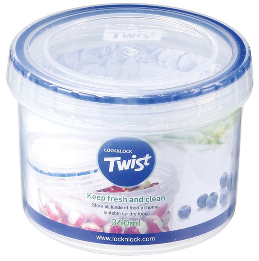 Locknlock Round Food Storage Container with Twist Lid