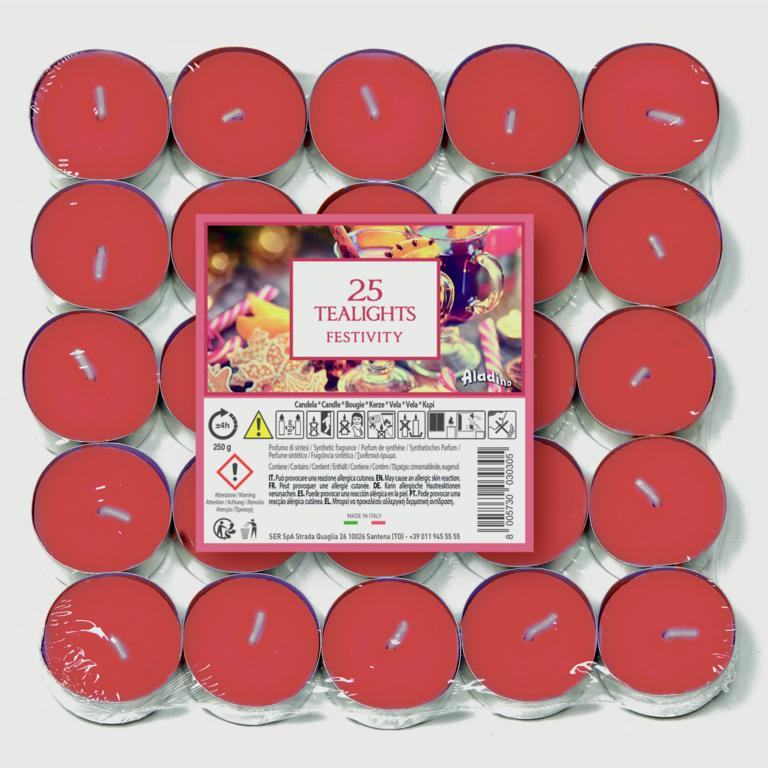 Aladino Tealights Pack 25