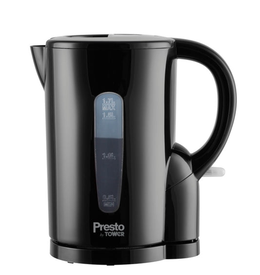 Tower Presto 1.7L Electric Kettle Black 2200w