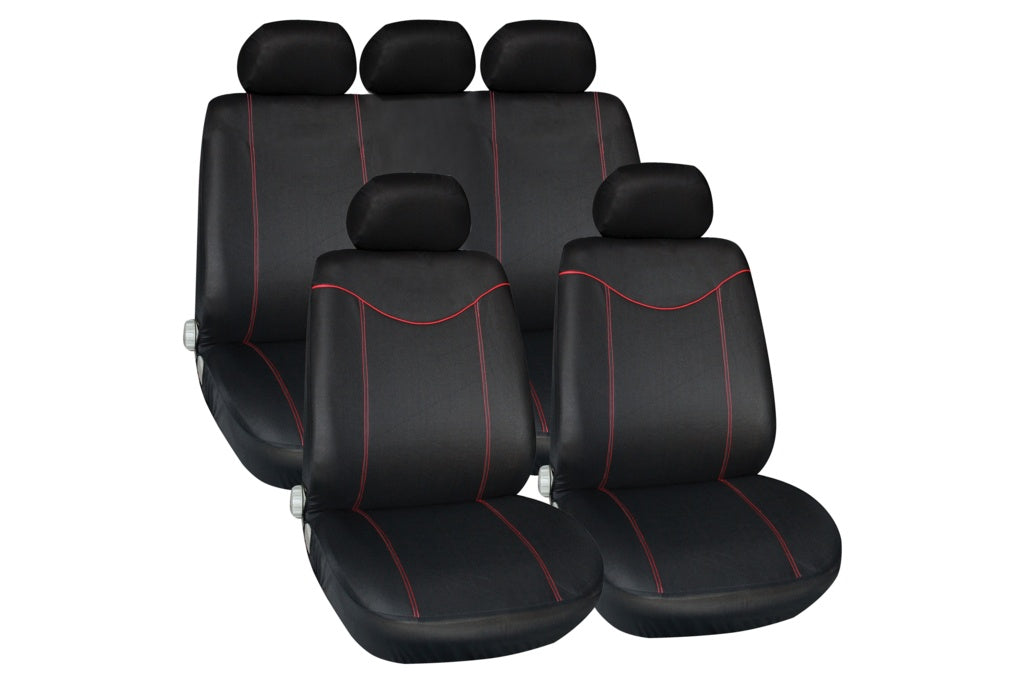 Streetwize Alabama Seat Cover Set Red 11 Piece