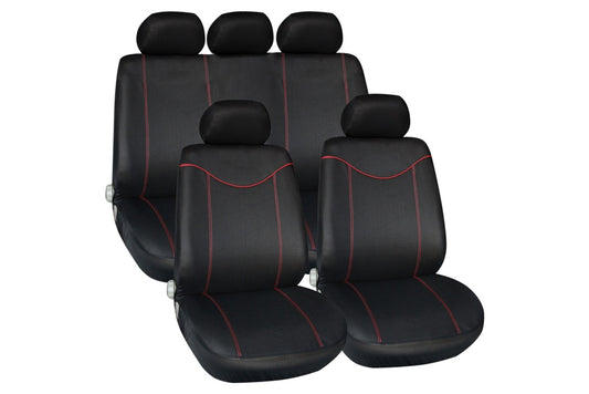 Streetwize Alabama Seat Cover Set Red 11 Piece