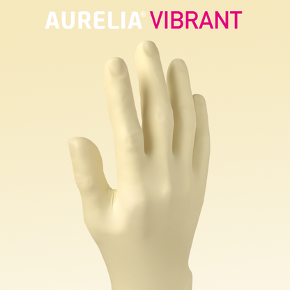 Aurelia Vibrant Latex Powder Free Gloves