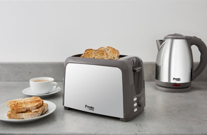 Tower Presto 2 Slice Toaster Polished Stainless Steel