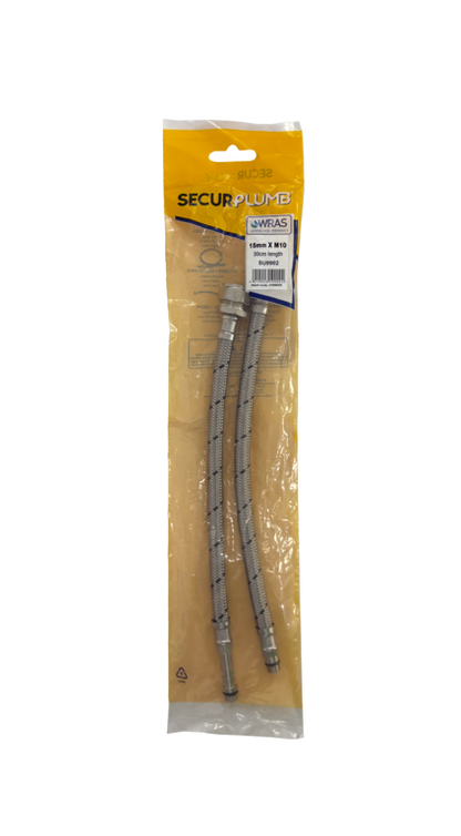 Securplumb Flexi Tap Connector With Valve Pack 2