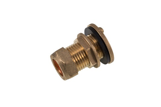 Securplumb WRAS Flanged Tank Connector 22mm