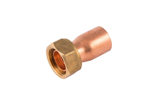 Securplumb WRAS Straight Tap Connector End Feed 22x3/4 Pack 10