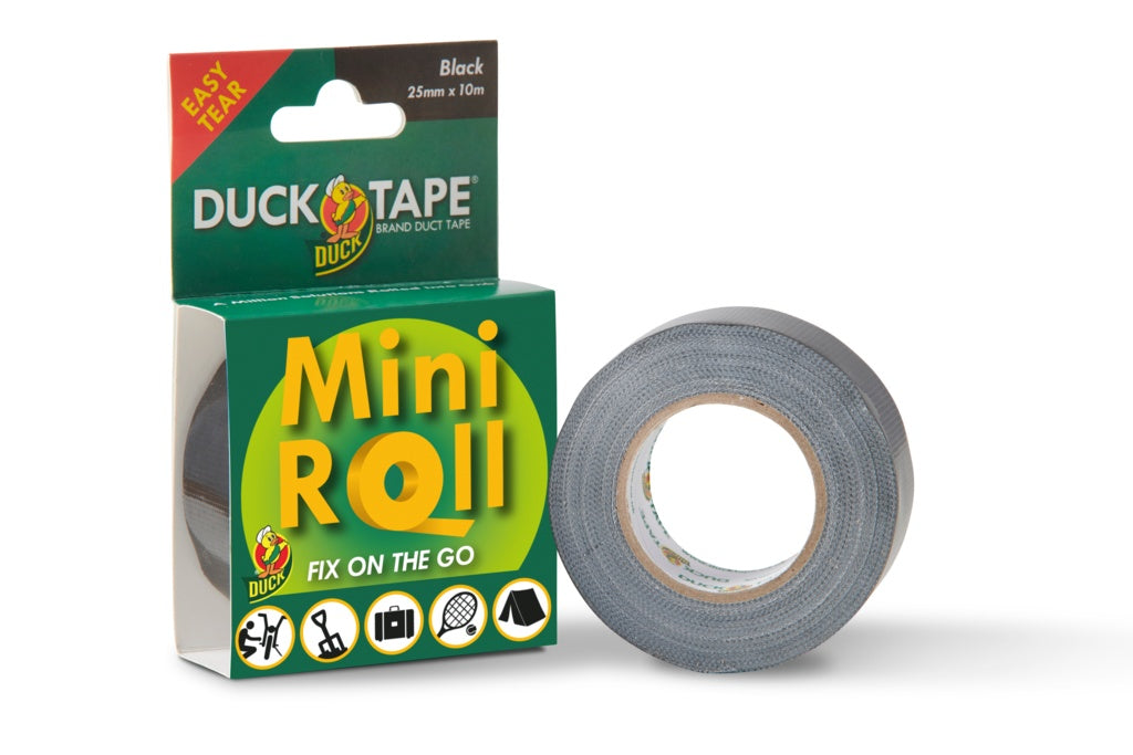 Duck Tape Black Mini Roll