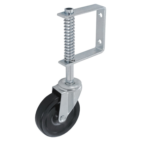 Smiths Ironmongery Spring Loaded Gate Castor 100mm