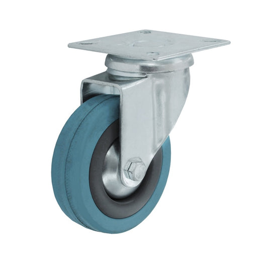 Smiths Ironmongery Swivel Castor With Runner Wheel 75mm