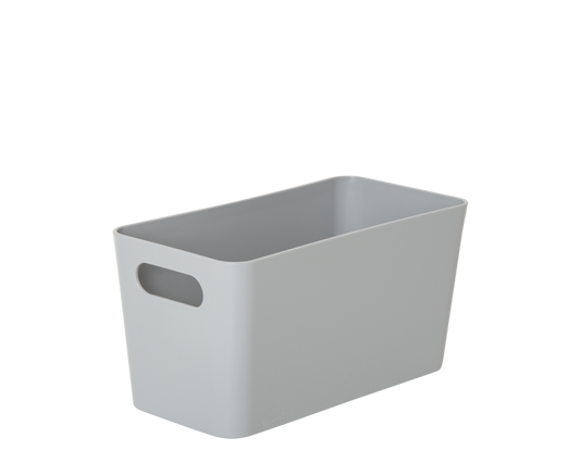 Wham Studio Rectangular Basket 20 x 10 x 10cm Cool Grey