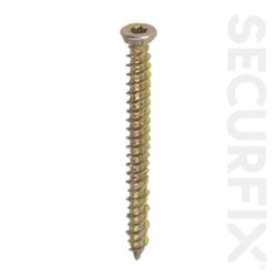 Securfix Concrete Frame Screw 7.5 x 100mm10 Pack