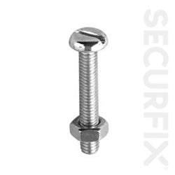 Pan Head Mach.Screw Zinc Plated M5X70