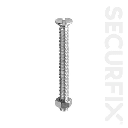 Csk Machine Screw Zinc Plated M4X25mm