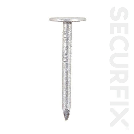 Securfix Elh Clout Nails Galvanised 3X15mm 500g