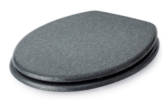 Blue Canyon MDF Toilet Seat With Stainless Steel Hinges Glitter
