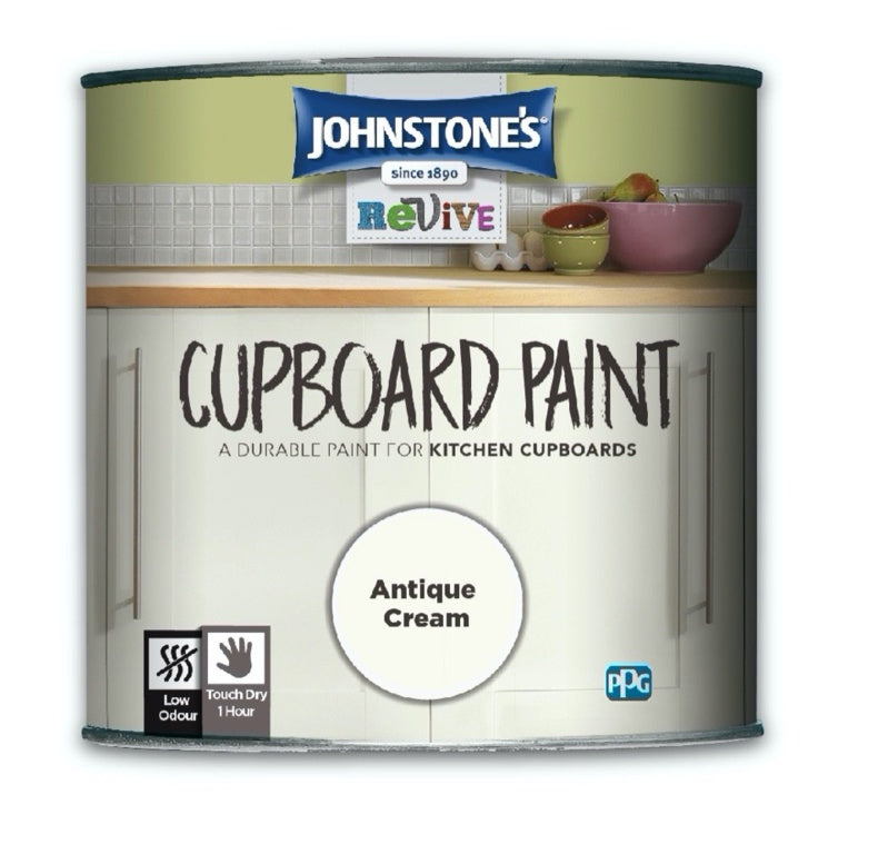 Johnstones Cupboard Paint 750ml Antique Cream