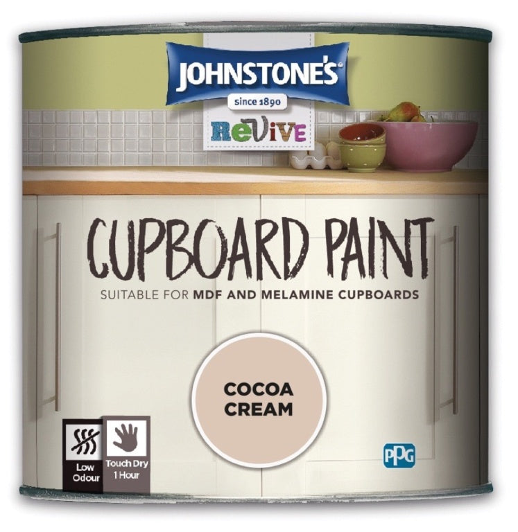 Johnstones Cupboard Paint 750ml Cocoa Cream