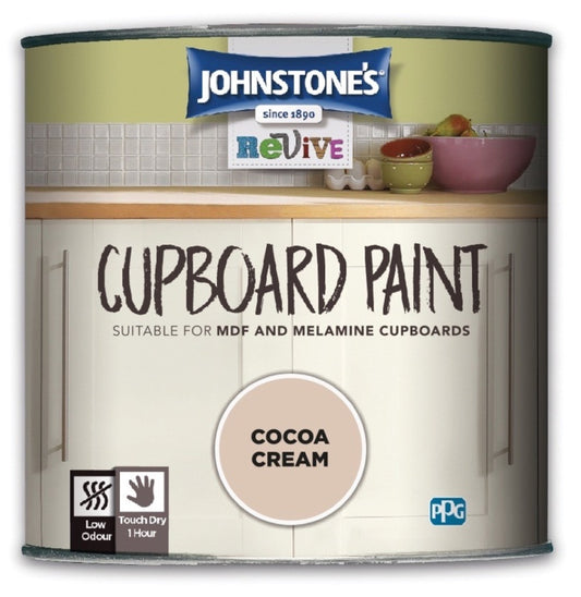 Johnstones Cupboard Paint 750ml Cocoa Cream