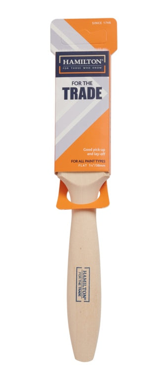 Hamilton For The Trade Fine Tip Flat Brush 1.5"
