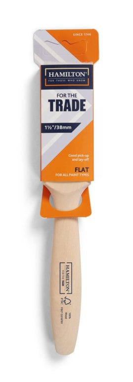 Hamilton For The Trade Fine Tip Flat Brush 1.5"