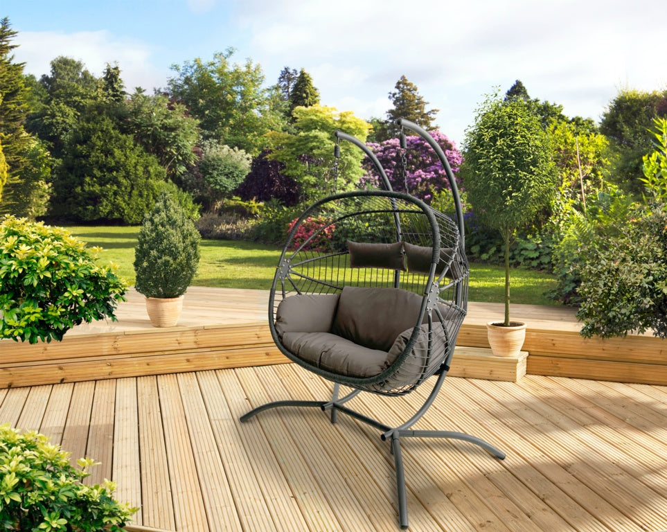 Pagoda Bali Folding Hanging Egg Chair