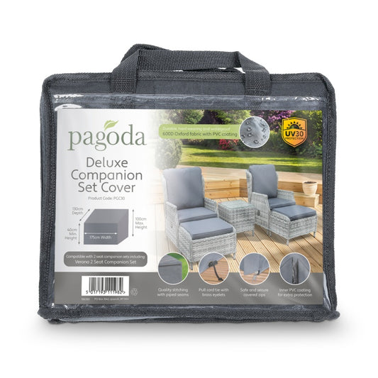 Pagoda Deluxe Companion Set Cover 175 x 100 x 130cm