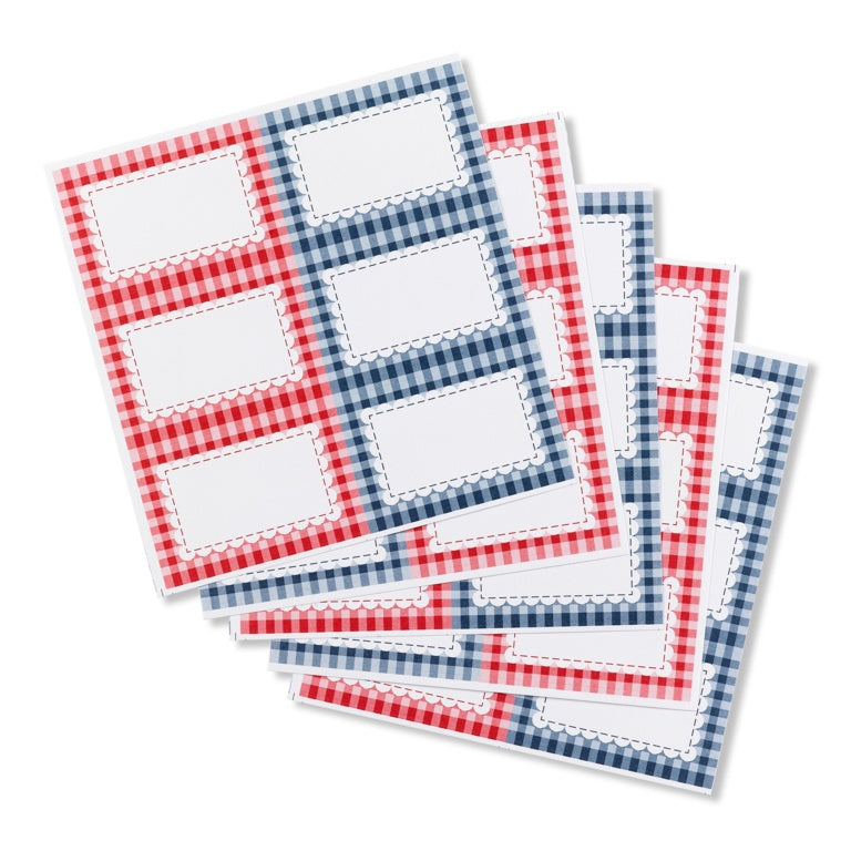Tala Everyday Gingham Preserving Labels