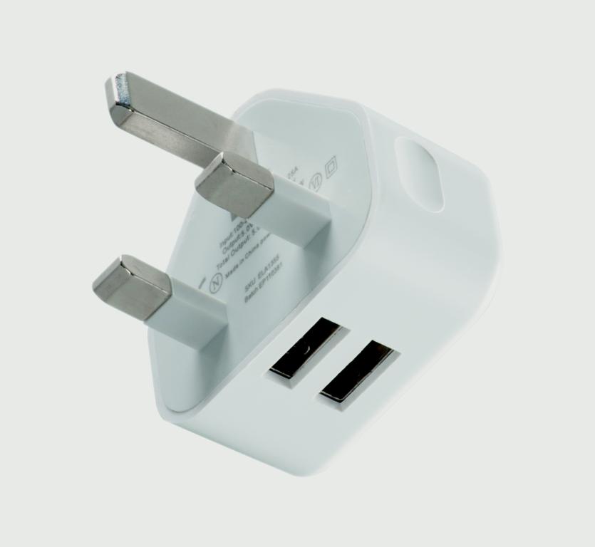 Daewoo Dual USB Mains Charger