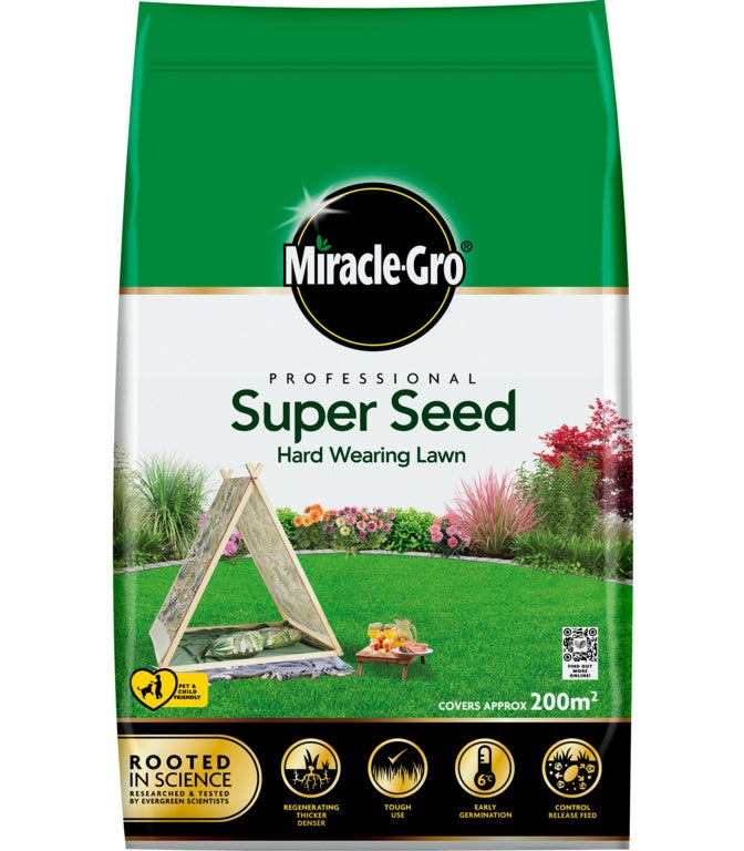 Miracle-GroÂ® Professional Super Seed Hard Wearing Lawn